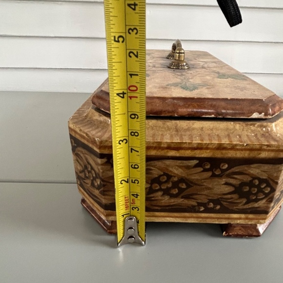 Vintage Art Deco Jewelry Box w/ Removable Lid - Picture 12 of 12